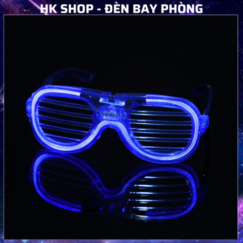 Mắt Kính Hình Kính Led Vuông Có Đèn Led Phát Sáng Kính Led Phát Sáng dùng đi bar , vũ trường , dạ hội , pub , club - 3