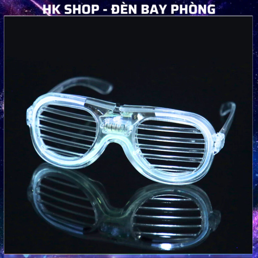 Mắt Kính Hình Kính Led Vuông Có Đèn Led Phát Sáng Kính Led Phát Sáng dùng đi bar , vũ trường , dạ hội , pub , club - 4