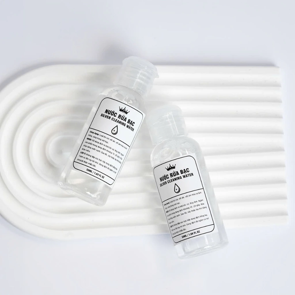 Nước rửa bạc loại to 50ml làm bóng sáng và làm mới trang sức bạc TBHP - 2