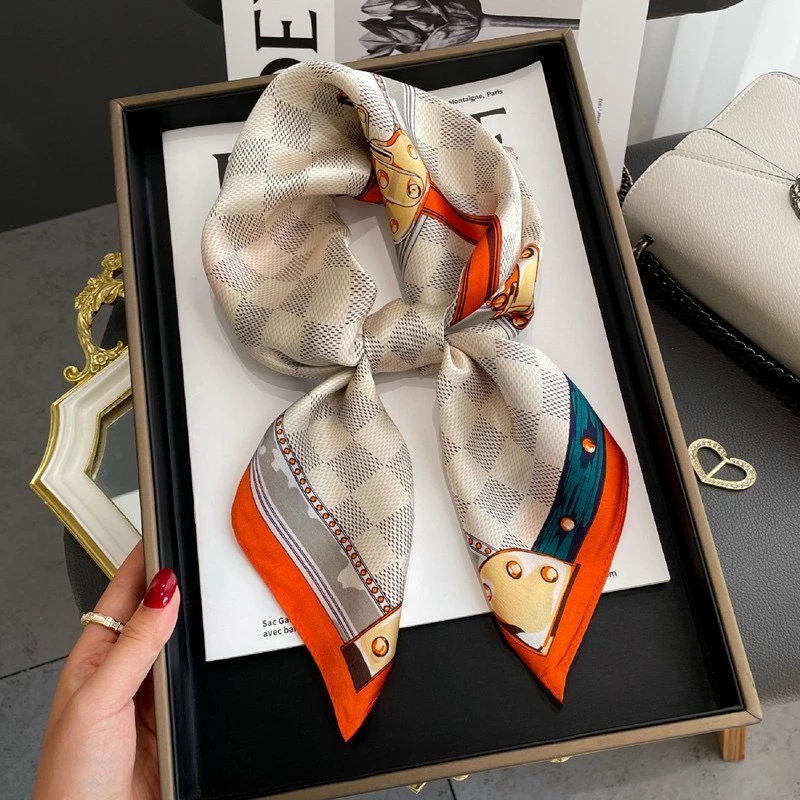 Khăn lụa vuông choàng cổ size 70x70cm (KL09) - 6