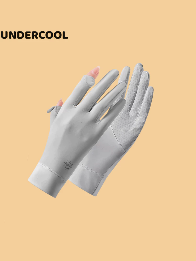 Găng Tay Ngắn Chống Nắng UNDERCOOL Hở Ngón Chống Trượt Chống Tia UV UPF50+ Nhiều Màu GT01 - 4