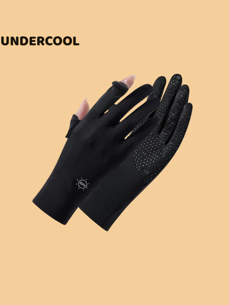 Găng Tay Ngắn Chống Nắng UNDERCOOL Hở Ngón Chống Trượt Chống Tia UV UPF50+ Nhiều Màu GT01 - 6