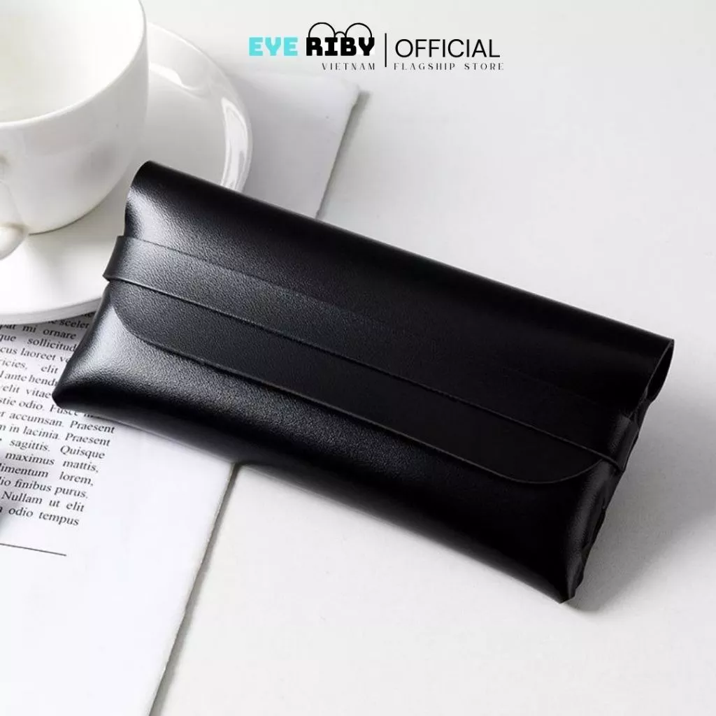 Ví Đựng Mắt Kính Bao Da Phụ Kiện Dày Dặn Đa Năng Chống Trầy Xước - 2