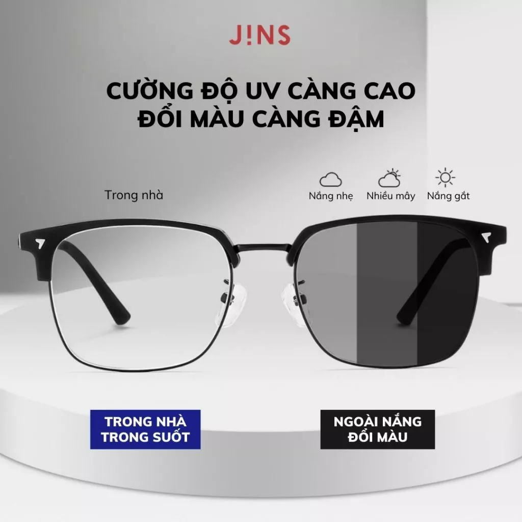 Gọng kính nam đổi màu phong cách tinh tế lịch lãm đơn giản cao cấp nâng cấp ngoại hình kính mắt y15 - 5