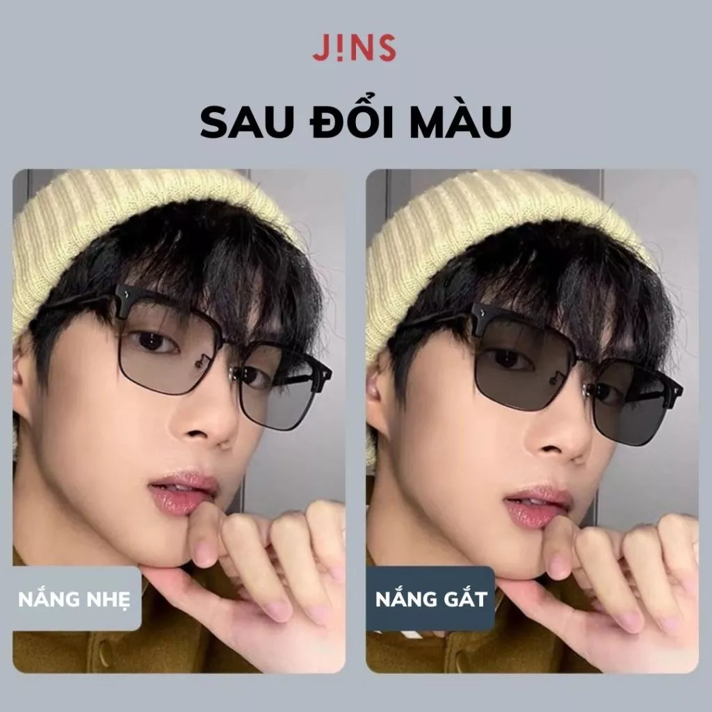 Gọng kính nam đổi màu phong cách tinh tế lịch lãm đơn giản cao cấp nâng cấp ngoại hình kính mắt y15 - 6