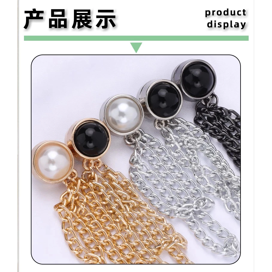 Set 4 Kẹp Nam Châm Cố Định Ống Quần, Áo Bị Trùng, Khóa Nút Điều Chỉnh Chiều Dài Quần Jean, Tây, Áo Thun