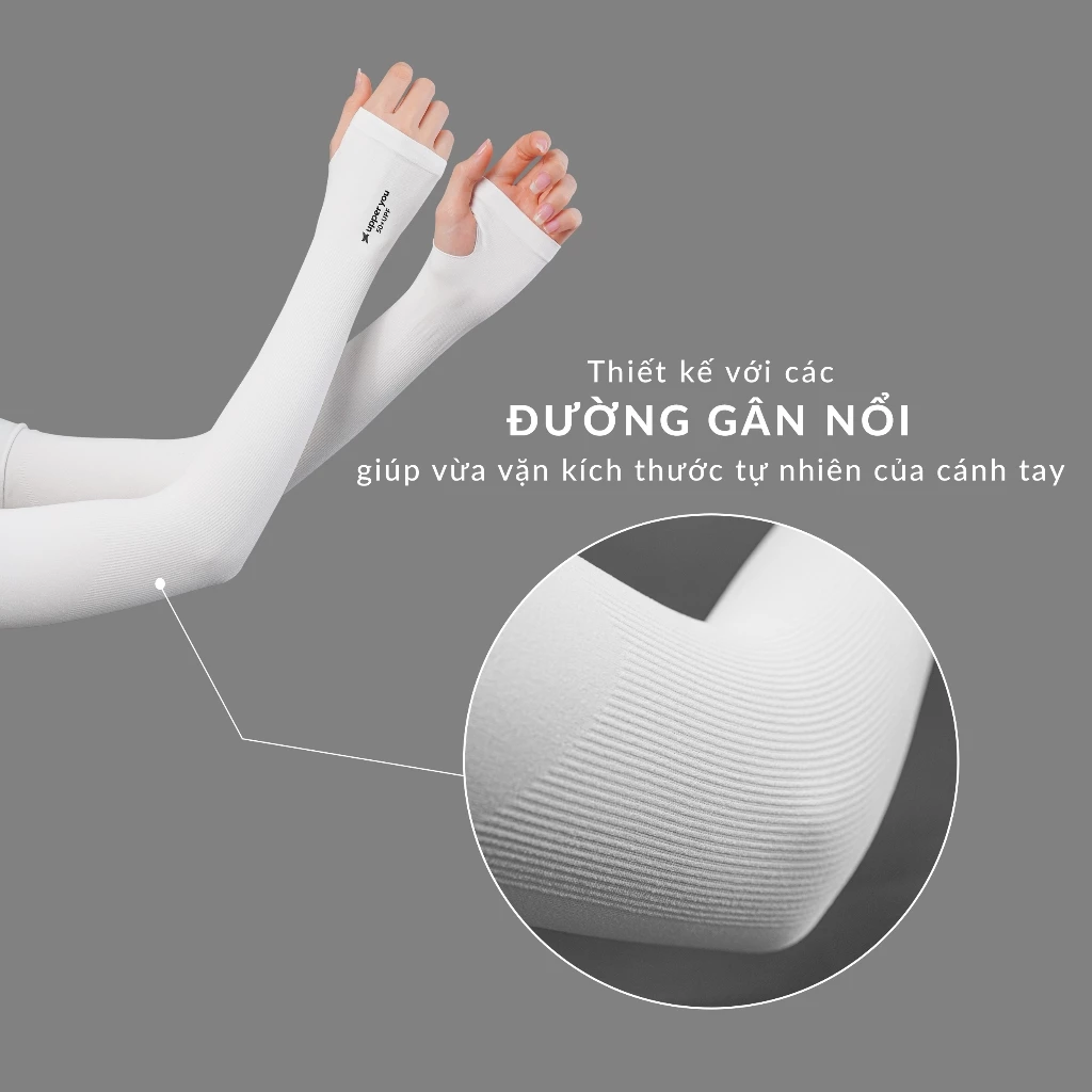 [Set 5 đôi] Găng Tay Chống Nắng UV Thời Trang Đạt Chuẩn UPF50+ UPPER YOU Thun Lạnh Cao Cấp Co Giãn 4 Chiều - OTX01/OTK01 - 4