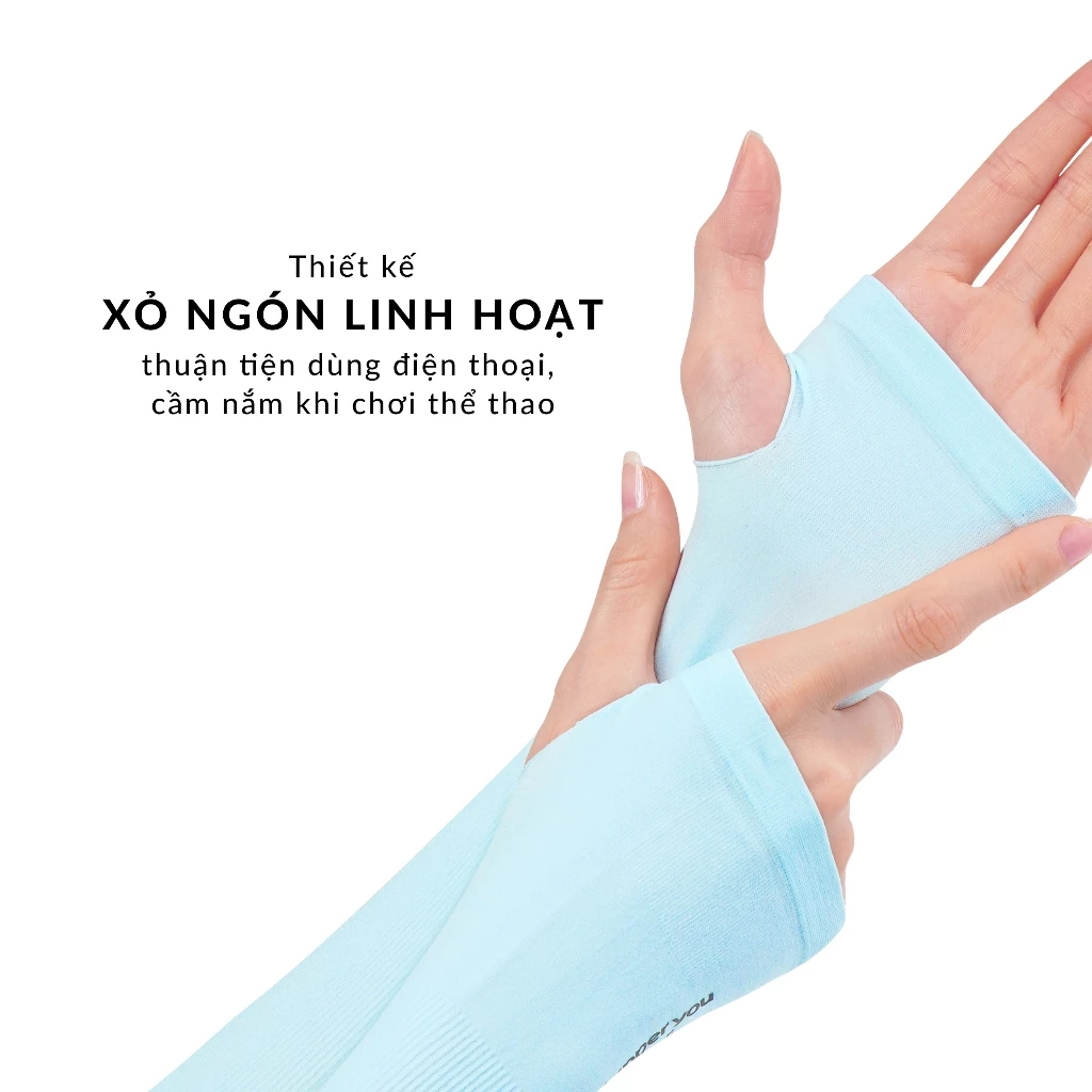 [Set 5 đôi] Găng Tay Chống Nắng UV Thời Trang Đạt Chuẩn UPF50+ UPPER YOU Thun Lạnh Cao Cấp Co Giãn 4 Chiều - OTX01/OTK01 - 6