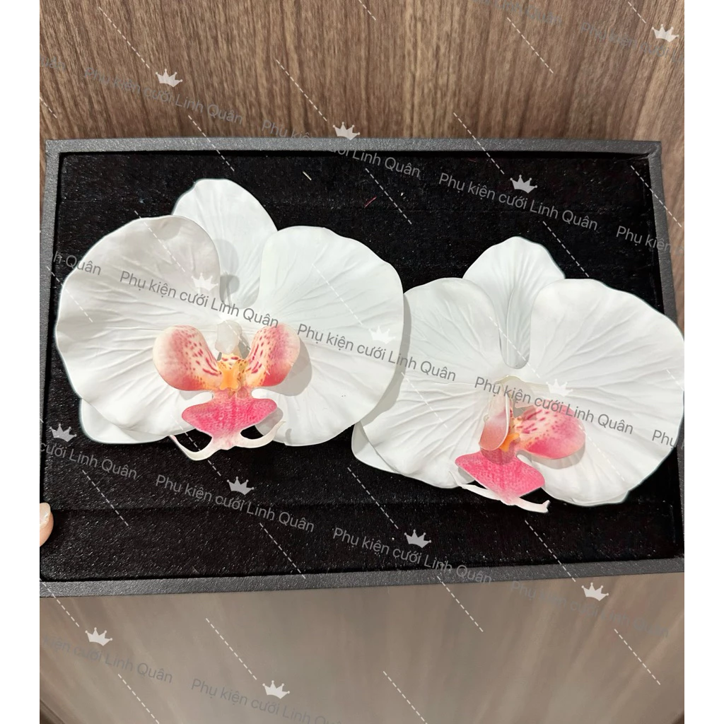 Cài tóc hoa lan chất lượng cao (GIÁ BÁN 1 CÁI)| PHUKIENCUOILINHQUAN - 4