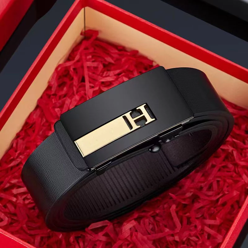 Thắt lưng nam da cao cấp khóa kim loại tự động không gỉ - Cam kết 1 đổi 1 bảo hành 12 tháng AKEDO - 2