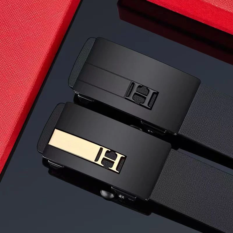 Thắt lưng nam da cao cấp khóa kim loại tự động không gỉ - Cam kết 1 đổi 1 bảo hành 12 tháng AKEDO - 4