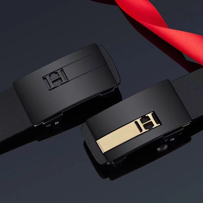 Thắt lưng nam da cao cấp khóa kim loại tự động không gỉ - Cam kết 1 đổi 1 bảo hành 12 tháng AKEDO - 5