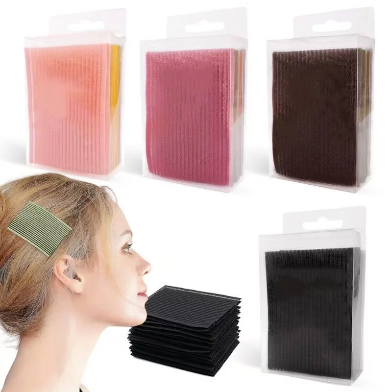 Hộp 10 miếng dán cố định tóc mái, miếng dán tóc nhiều màu tiện dụng, phụ kiện tóc cho nữ, miếng dán định hình tóc E2026 - 2