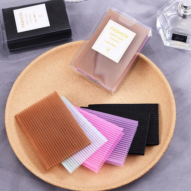 Hộp 10 miếng dán cố định tóc mái, miếng dán tóc nhiều màu tiện dụng, phụ kiện tóc cho nữ, miếng dán định hình tóc E2026 - 4