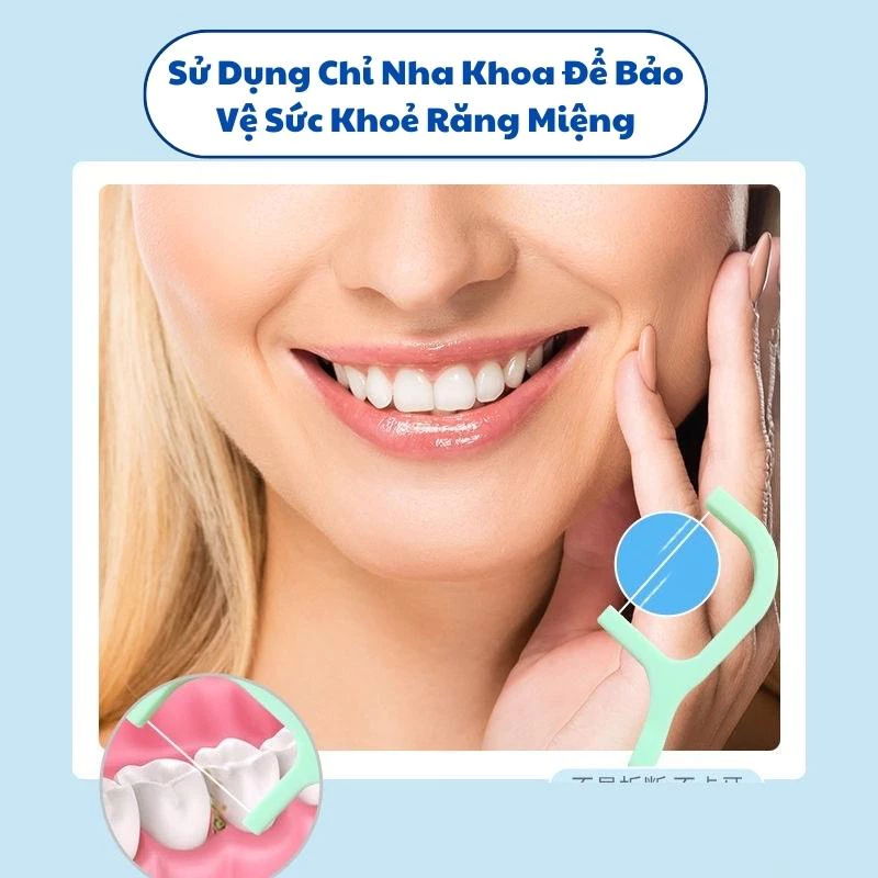 Tăm Chỉ Nha Khoa Nhật Bản Tấm Thị Chính Hãng Hộp 50 Chiếc Loại Bỏ Sạch Mảng Bám Thức Ăn Ngăn Ngừa Hôi Miệng Sâu Răng - 5