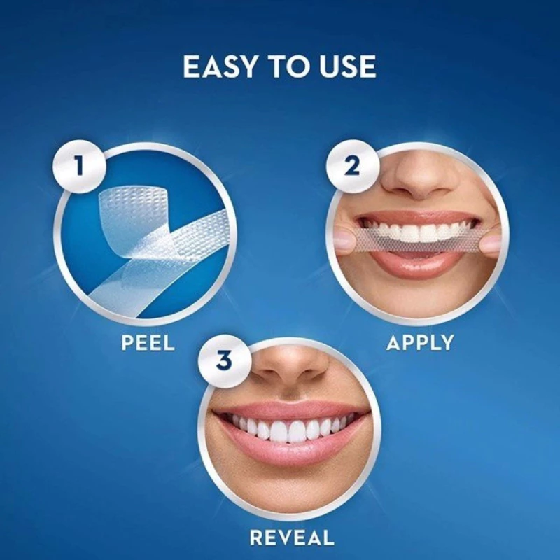 Dán trắng răng COMBO 7 gói trắng nhanh không gây ê buốt an toàn phù hợp với mọi loại răng - 2