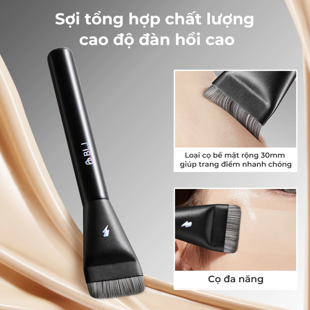 Bộ cọ trang điểm BLJ 1+1 Cọ Tán Kem Nền & mút tán kem nền Nền Nhanh Chóng | Căng Mướt Mịn | Bền Lâu - 2