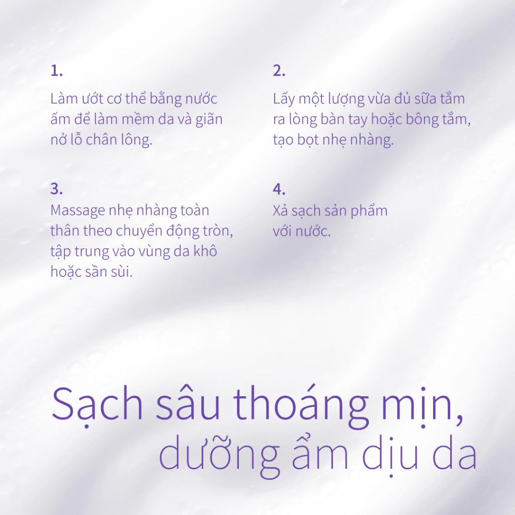Sữa tắm Dưỡng trắng tinh chất Lili / Dưỡng ẩm thảo dược Chando Himalaya 600ml - 3