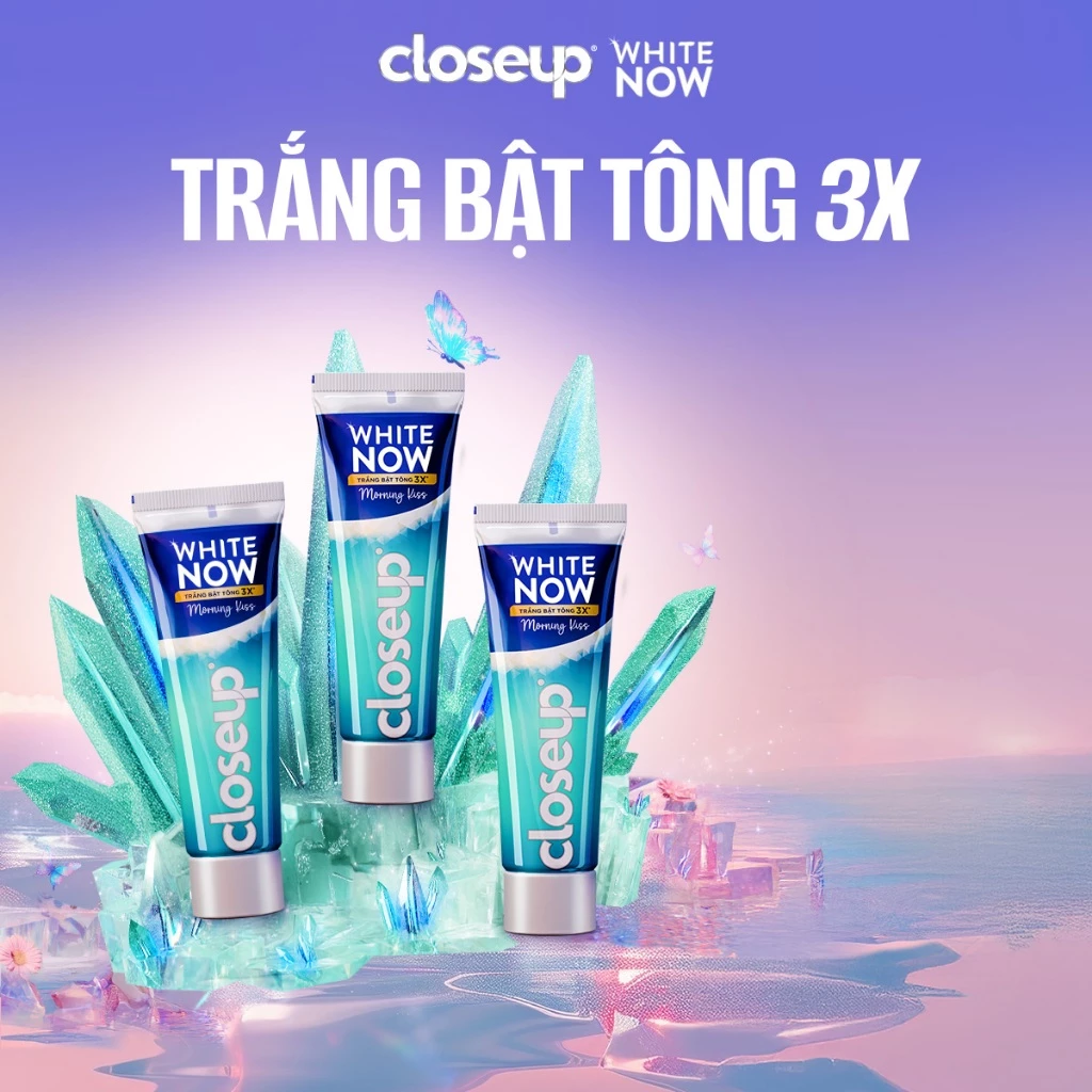 [LIVE] Combo 3 kem đánh răng CLOSEUP White Now - Trắng Bật Tông 3X tức thì từ Công nghệ Ánh Sáng Xanh 100g - 2