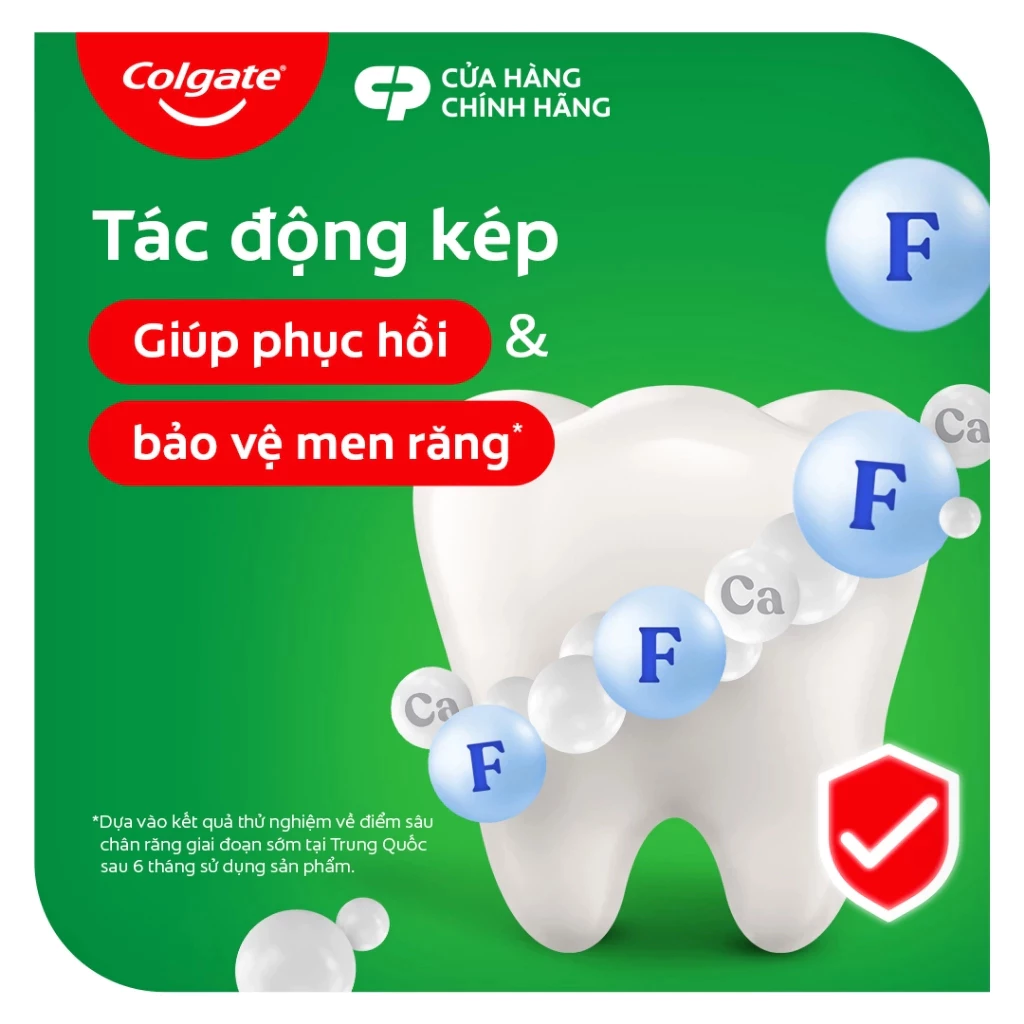 Kem đánh răng Colgate Chính Hãng Ngăn Ngừa Sâu Răng Làm Răng Chắc Khỏe 180g - 2