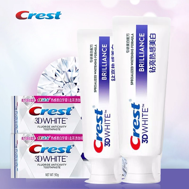 Kem Đánh Răng crest 3D Trắng Gigi crest Kem Đánh Răng Làm Trắng Memutihkan crest 3D Whitens Kem Đánh Răng 90g