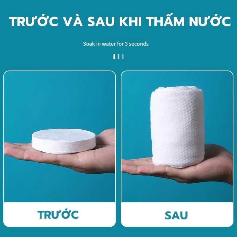 Khăn Tắm Nén Du Lịch Kích Thước 140 x 70cm, Khăn Tắm Dùng 1 Lần Tiện Lợi, Khăn Tắm Nén Khách Sạn, Khăn Tắm Nén Đỏ - 2