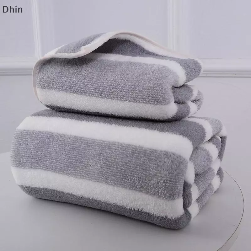 [Dhin] Khăn tắm sợi nhỏ Khăn tắm khô Khăn tắm thấm hút Bãi biển lớn Khăn rộng Khăn tắm chất lượng cao