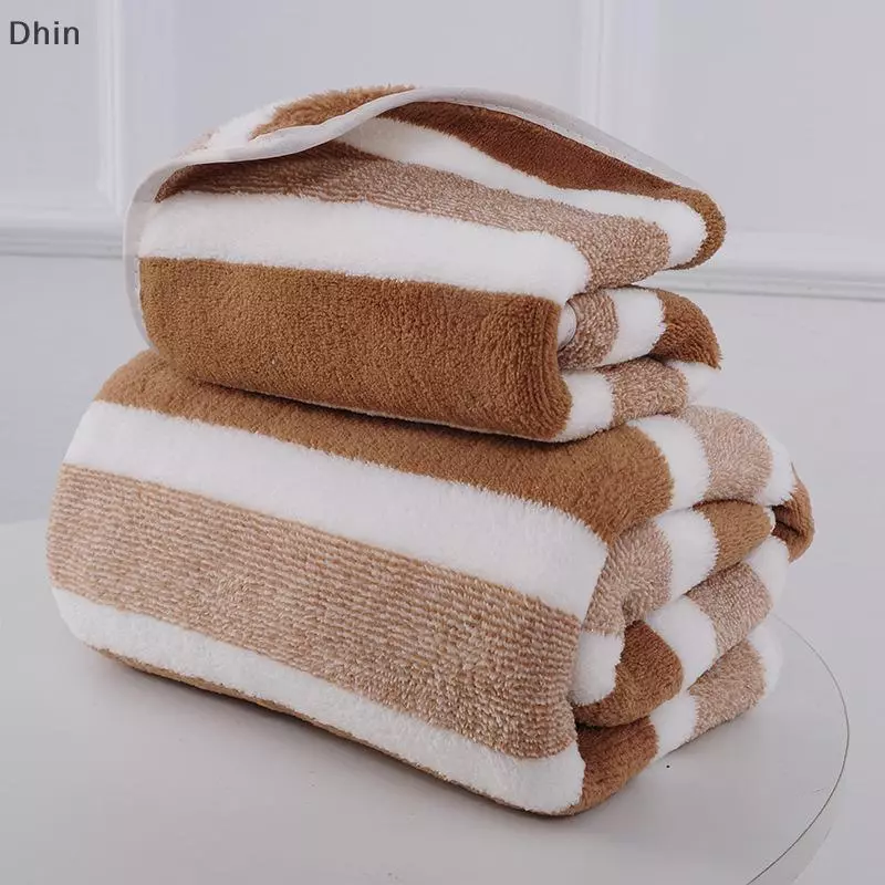 [Dhin] Khăn tắm sợi nhỏ Khăn tắm khô Khăn tắm thấm hút Bãi biển lớn Khăn rộng Khăn tắm chất lượng cao - 3