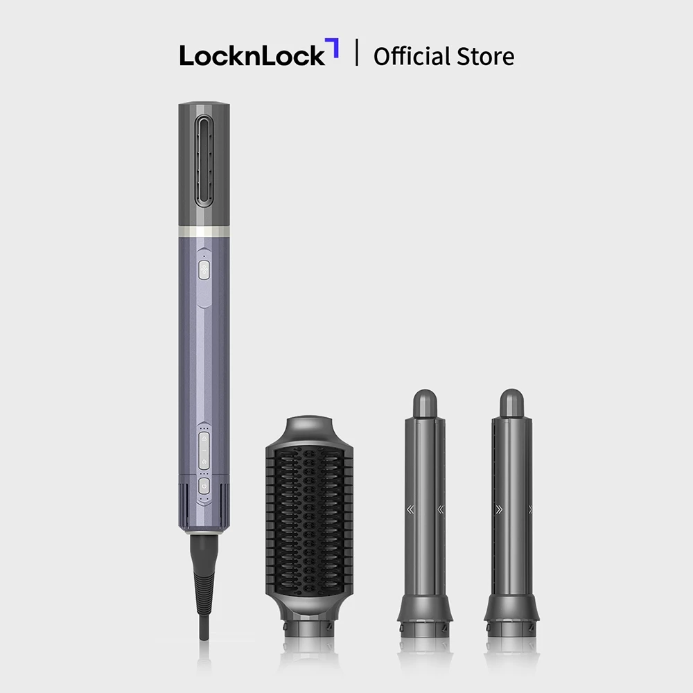 Máy sấy tạo kiểu LocknLock Multi hair styling dryer ENA526GRY 4 đầu sấy đa năng, công nghệ ion âm, động cơ BLDC - 2