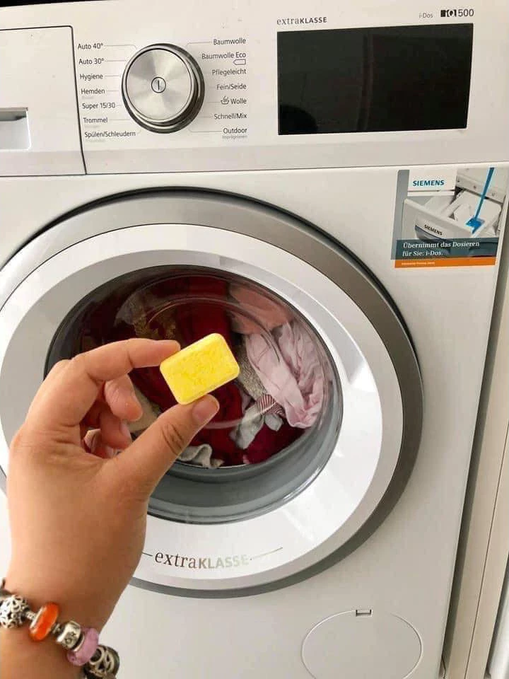 Viên vệ sinh, tẩy lồng giặt Denkmit làm sạch loại bỏ cặn bẩn mùi hôi hiệu quả an toàn (lẻ 1 viên ) - 2