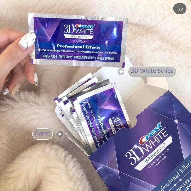 CREST Miếng Dán Trắng Răng 3D An Toàn Vệ Sinh Răng Miệng Dải Trắng Răng Crest 3D Chuyên Nghiệp - 3