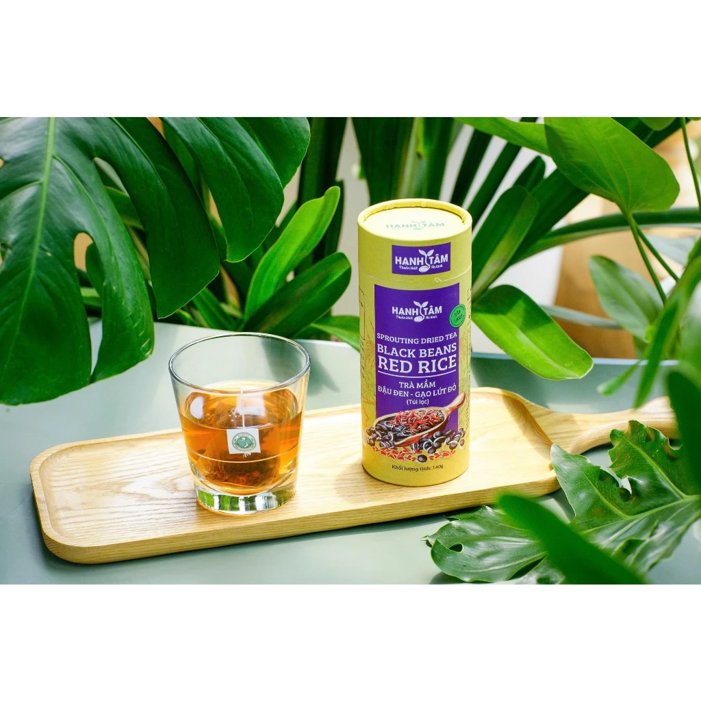 Combo 2 Hộp Trà Đậu Đen Gạo Lứt Đỏ Thanh Nhiệt, Đẹp Da, Giữ Dáng Sức Khỏe Thuần Khiết Hộp 140gam - 2
