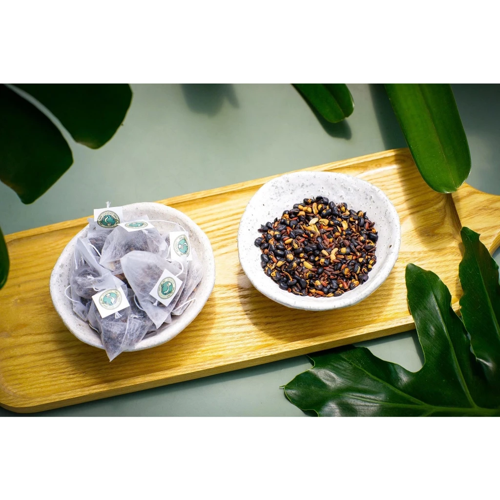 Combo 2 Hộp 2 Loại Trà Mầm Đậu Đen Rang - Hạnh Tâm - Thanh nhiệt, giảm cân, đẹp da - Hộp 140 gam - 3