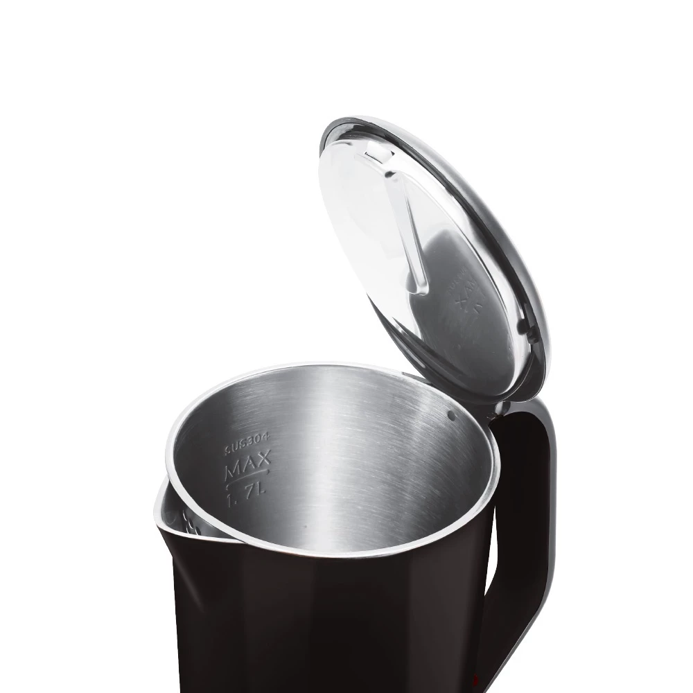 Ấm đun bằng thép không gỉ Lock&Lock, 1.7L màu đen EJK738BLK - 4