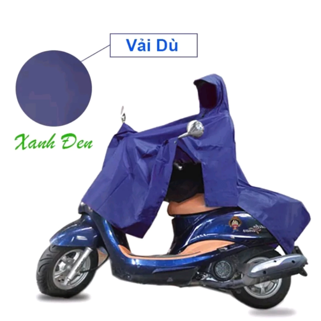 Áo Mưa Vải Dù Da Cá Xẻ Tà Cánh Dơi (Giá sỉ, Cao Cấp, Nhiều màu tùy chọn) - Hàng Xưởng Việt Nam - 6