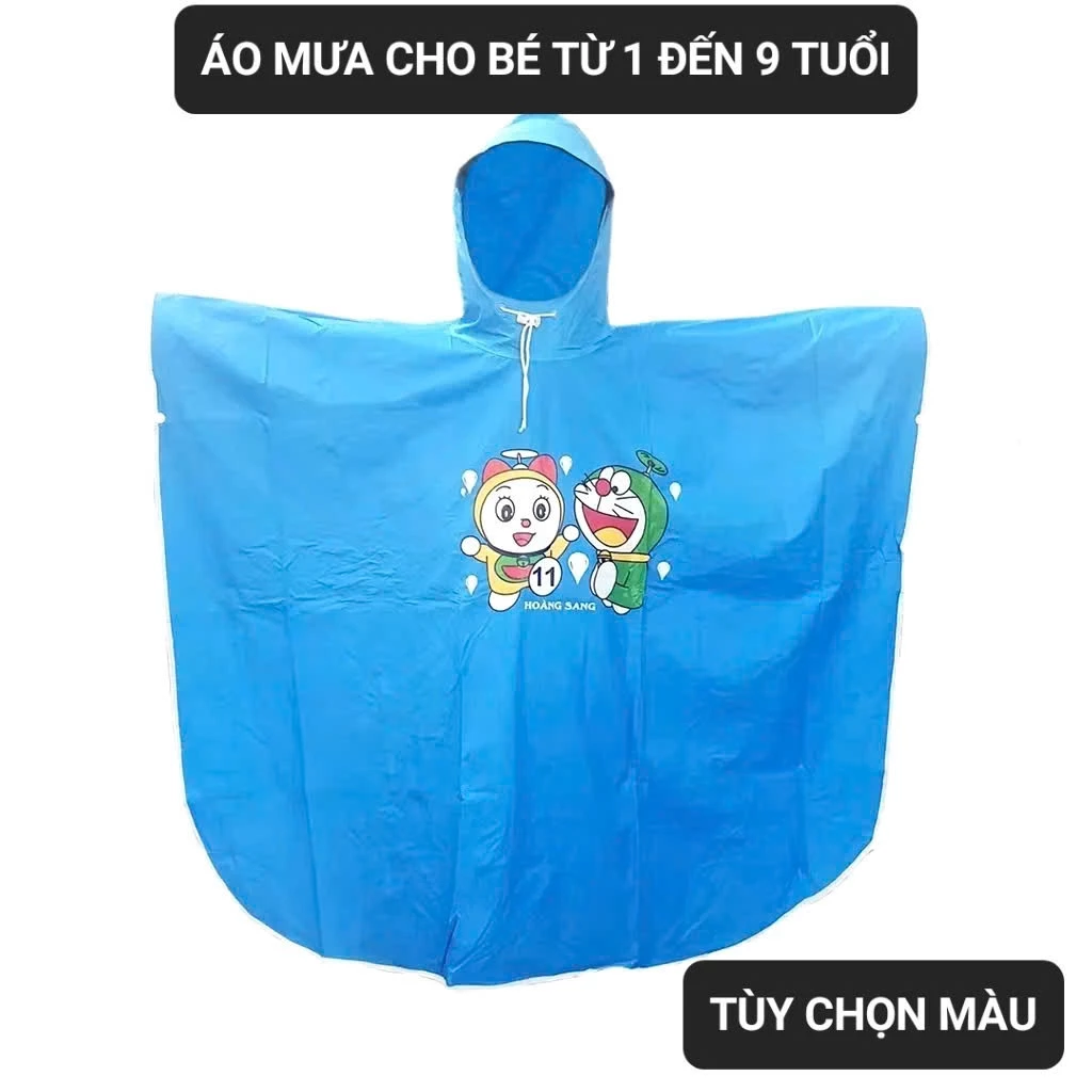 Áo Mưa Cho Bé Trai Gái Nam Nữ ( Bộ Áo Đi Mưa Trẻ Em Bít Xẻ Tà Cánh Dơi Thời Trang Nhựa & Vải ..)