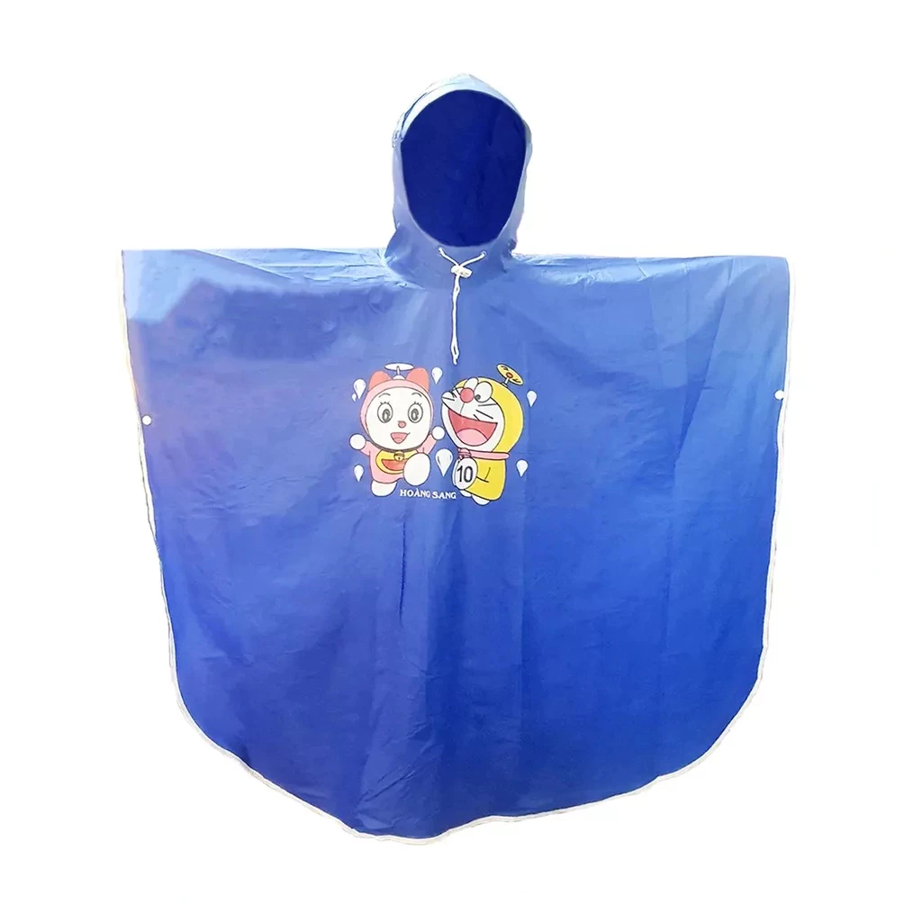 Áo Mưa Cho Bé Trai Gái Nam Nữ ( Bộ Áo Đi Mưa Trẻ Em Bít Xẻ Tà Cánh Dơi Thời Trang Nhựa & Vải ..) - 2