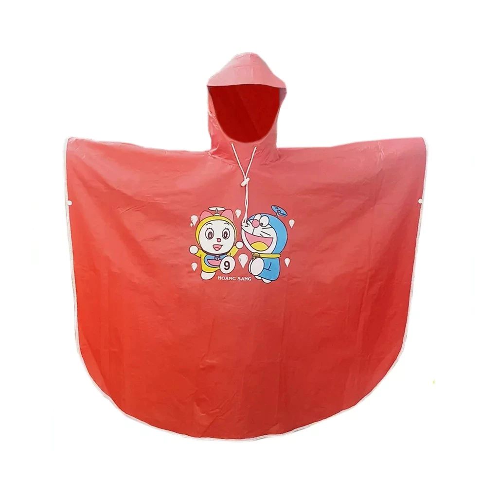 Áo Mưa Cho Bé Trai Gái Nam Nữ ( Bộ Áo Đi Mưa Trẻ Em Bít Xẻ Tà Cánh Dơi Thời Trang Nhựa & Vải ..) - 3
