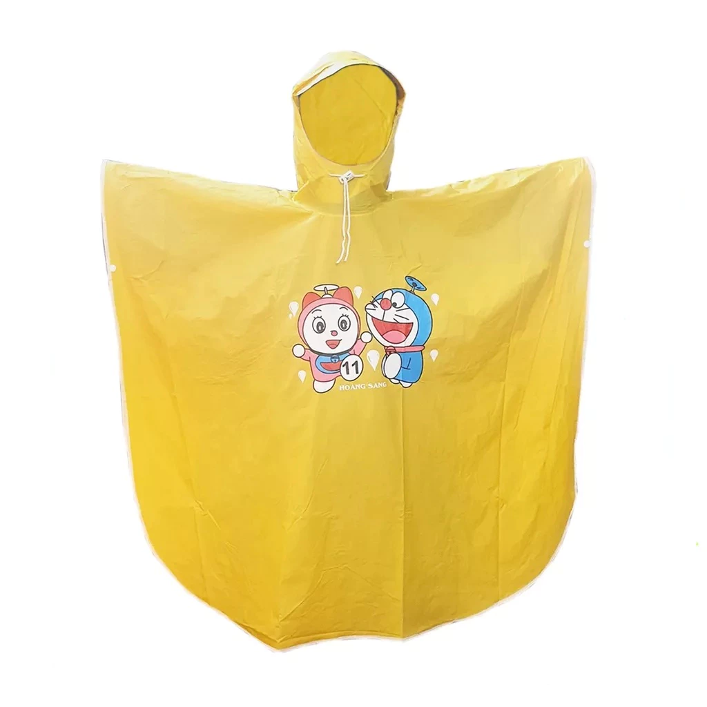 Áo Mưa Cho Bé Trai Gái Nam Nữ ( Bộ Áo Đi Mưa Trẻ Em Bít Xẻ Tà Cánh Dơi Thời Trang Nhựa & Vải ..) - 4