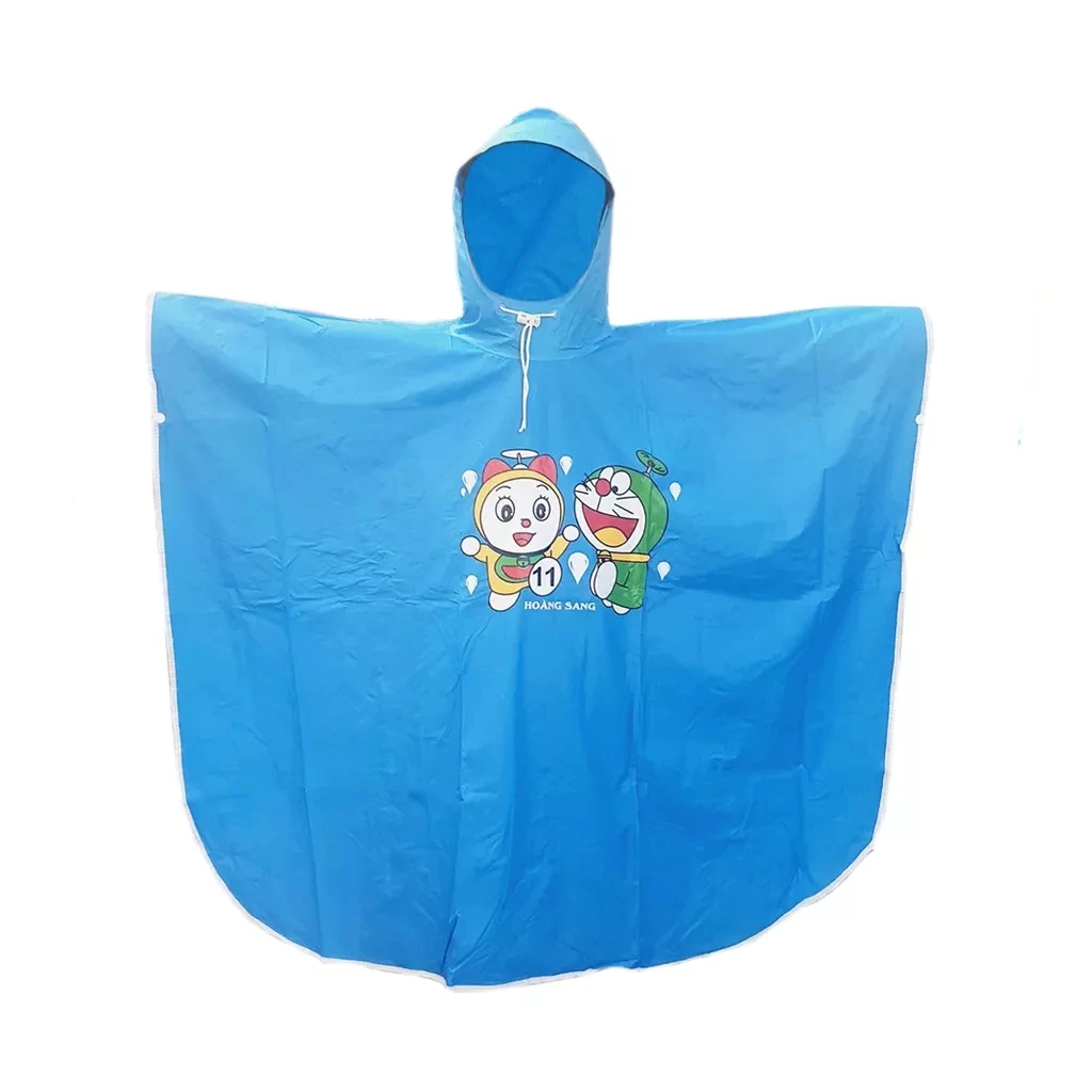 Áo Mưa Cho Bé Trai Gái Nam Nữ ( Bộ Áo Đi Mưa Trẻ Em Bít Xẻ Tà Cánh Dơi Thời Trang Nhựa & Vải ..) - 5