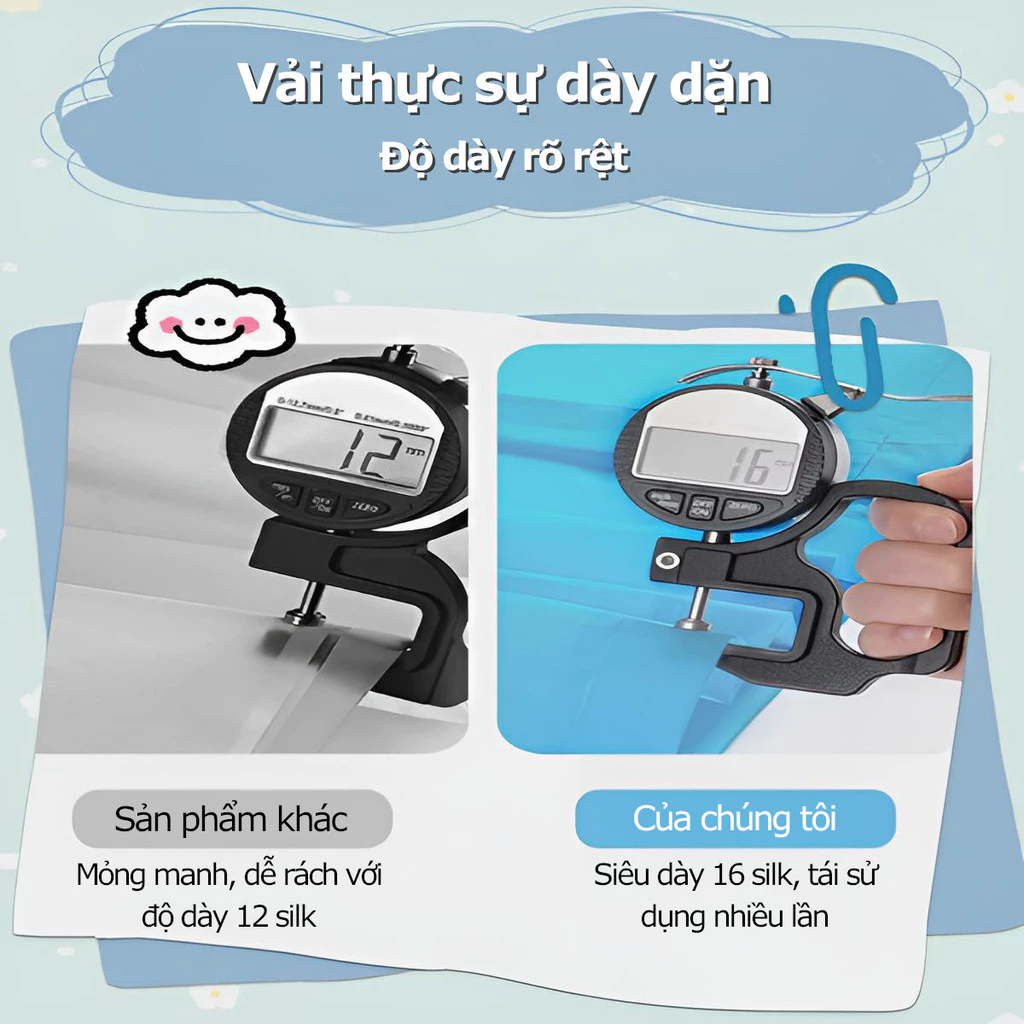 Áo mưa cho bé - Áo mưa trẻ em 4-14 tuổi cao cấp có tấm chắn, kiểu rộng đeo được ba lô, chất liệu an toàn cho bé - 5
