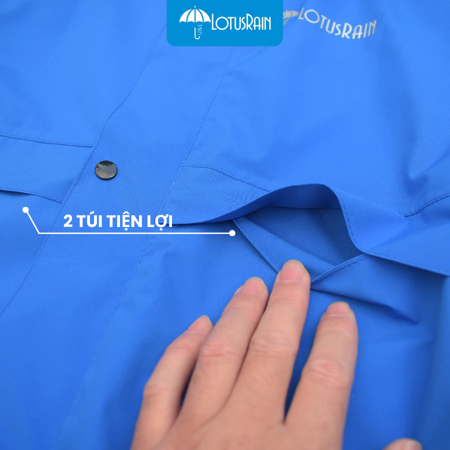 Áo Mưa Bộ Trẻ Em 2 Lớp Cho Bé 2-15 Tuổi, Đi Mưa To Lâu Không Lo Ướt, Mềm Nhẹ Nên Bé Mặc Đỡ Bí Và Thoải Mái Vận Động Cả N - 3