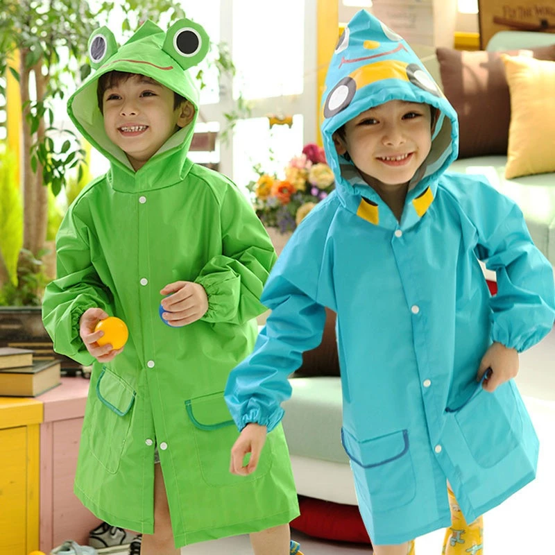 Áo Mưa Trẻ Em Họa Tiết Vui Nhộn, Phù Hợp Cho Bé Từ 2-7 Tuổi - 2