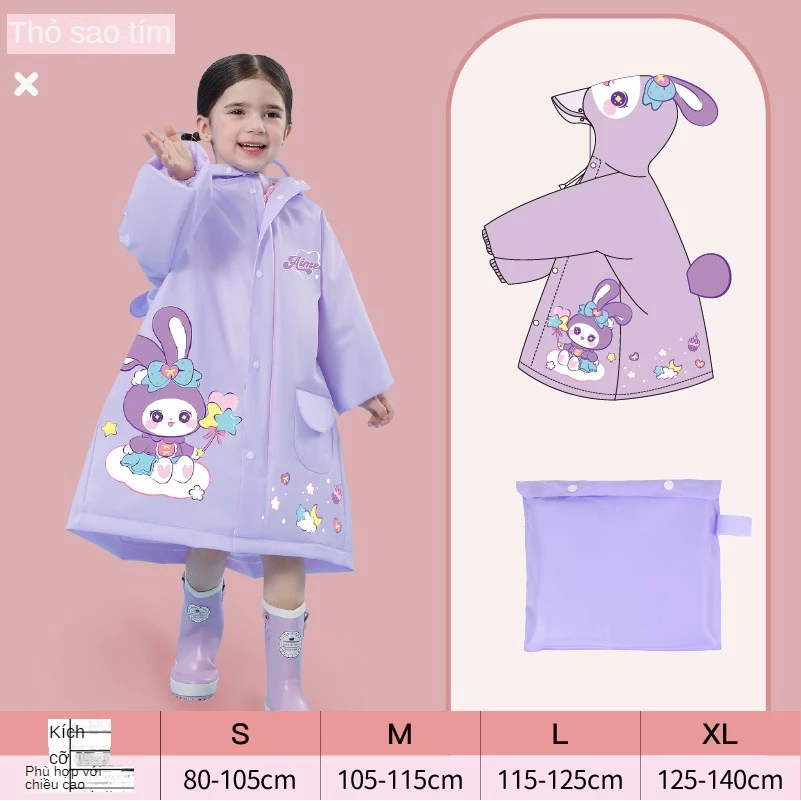 Áo Mưa Trẻ Em Chất Liệu Eva Dễ Thương - 6