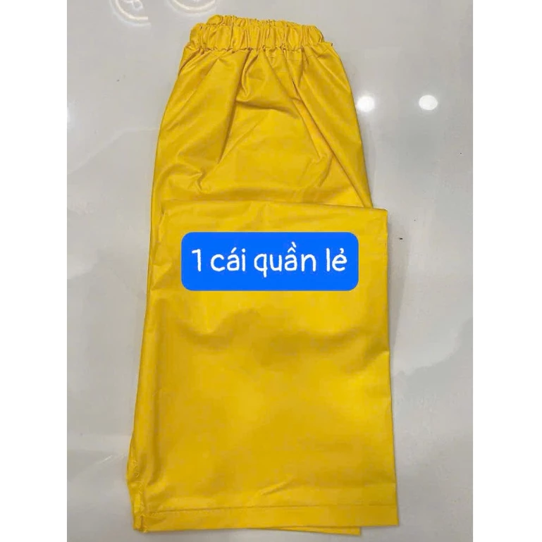 SET 02 QUẦN ĐI MƯA, quần cho bé mặc đi mưa loại nhựa chống thấm tốt - 4
