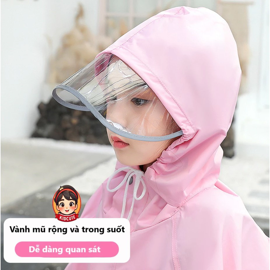 BỘ QUẦN ÁO đi mưa CAO CẤP cho bé từ 5 -15 tuổi - HÀNG LOẠI TỐT, SIÊU BỀN và chống thấm nước tốt.