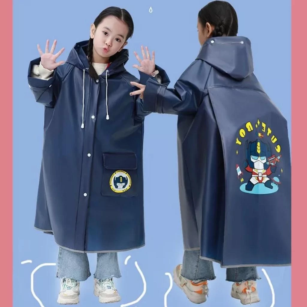 Áo Mưa Học Sinh Đi Học Nhiều Màu Nhiều Hình Hoạt Hình Ngộ Nghĩnh Cho Bé Gái Bé Trai