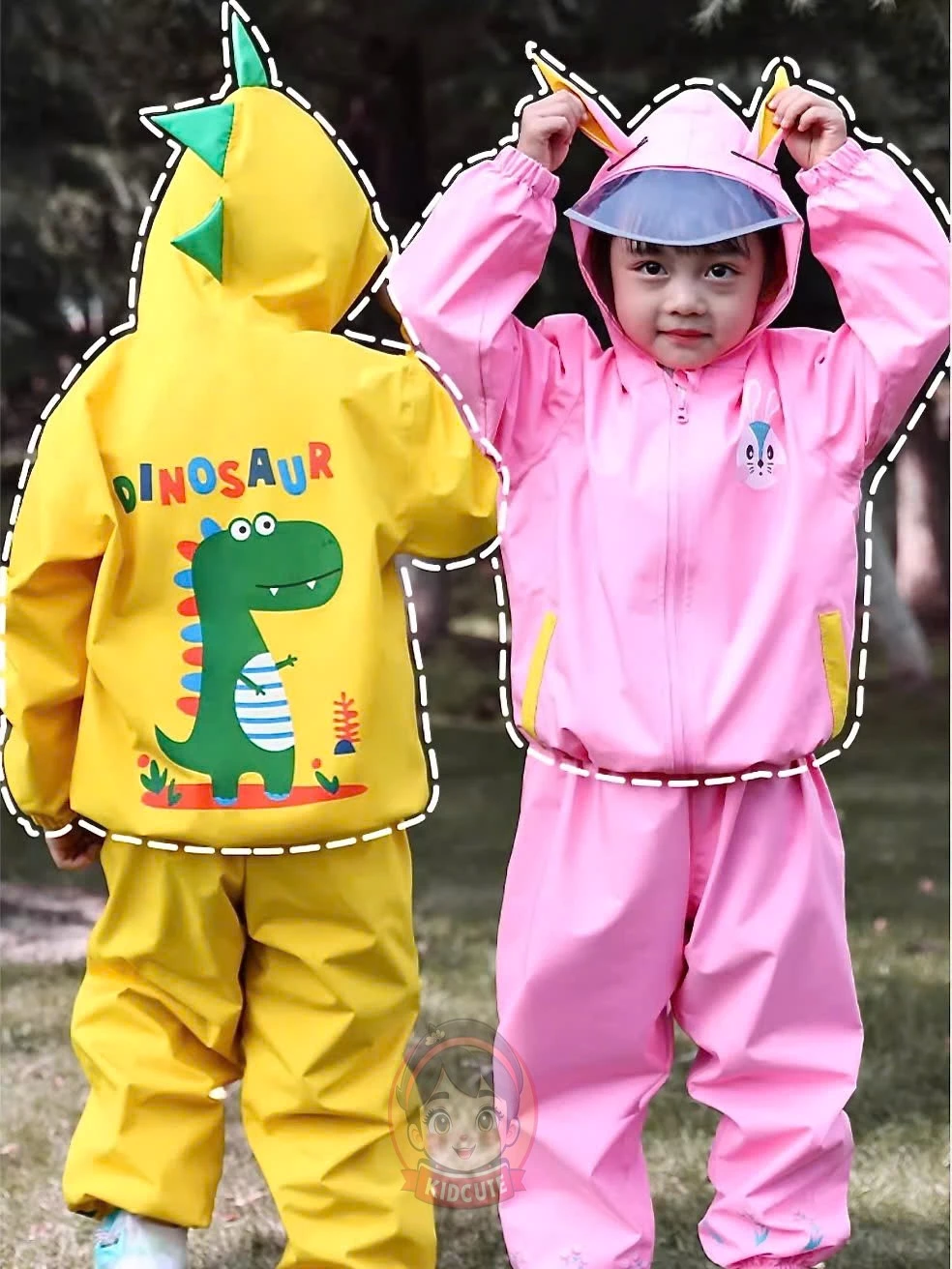 Áo Mưa Cho Bé Trai Bé Gái Phong Cách Hàn Quốc chống thấm tốt, không mùi, thoáng khí - 2