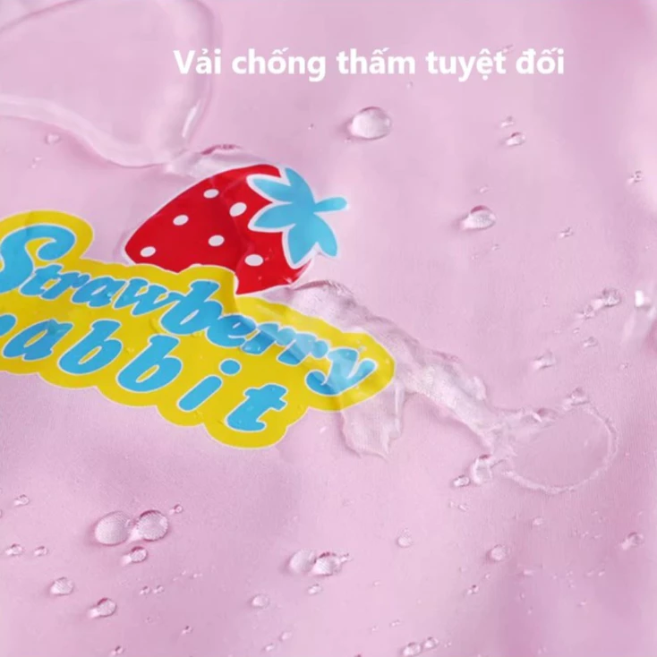 BỘ QUẦN ÁO đi mưa CAO CẤP cho bé từ 5 -12 tuổi - HÀNG LOẠI TỐT, SIÊU BỀN và chống thấm nước tốt. - 4