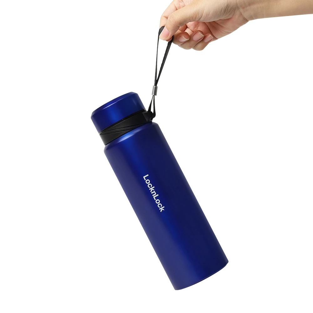 Bình Giữ Nhiệt Thép Không Gỉ có dây treo Lock&Lock Vacuum Bottle (800ml) LHC6180 - 6